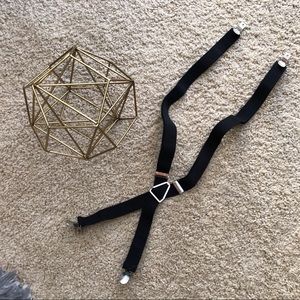 Black Suspenders with Clip Attachments